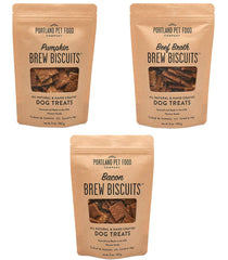 Portland Brew Biscuit pack variété, récompense naturelle pour chiens.