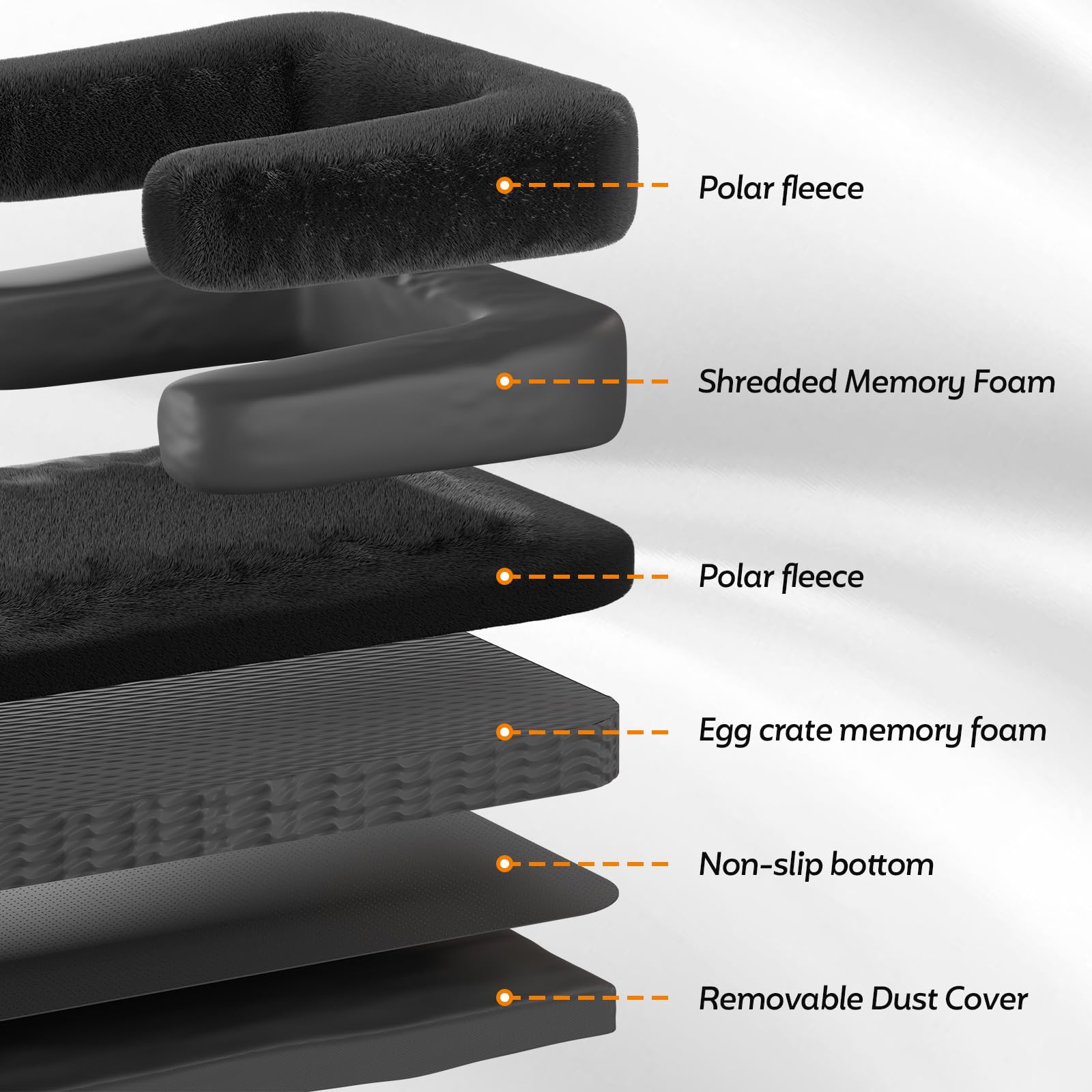 FAHKNS lit-dog-humain-pliable plié pour transport et rangement faciles