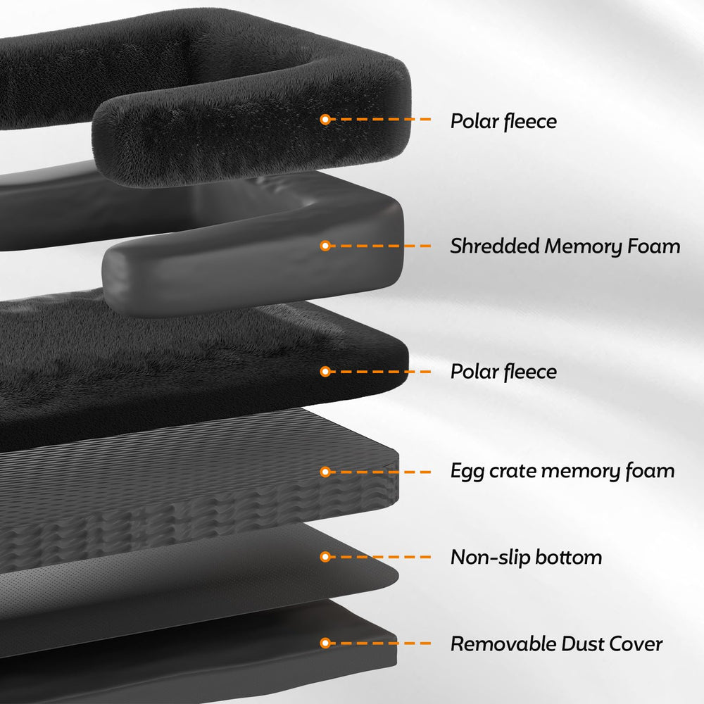 FAHKNS lit-dog-humain-pliable plié pour transport et rangement faciles