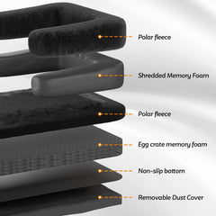 FAHKNS lit-dog-humain-pliable plié pour transport et rangement faciles