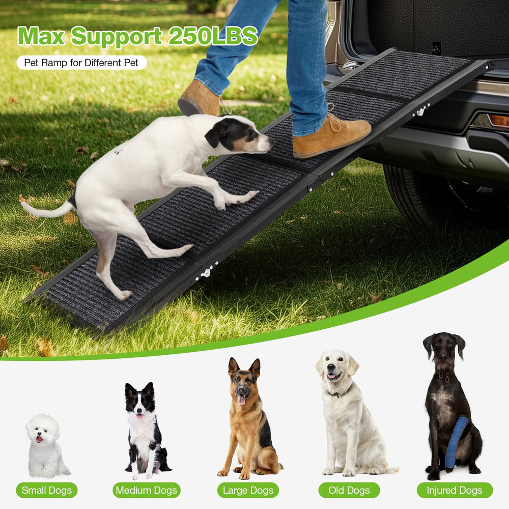 FAHKNS rampe chien capacité jusqu'à 250 lb pour grands chiens