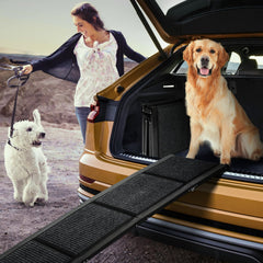 FAHKNS rampe pour chien 63x17 cm avec surface antidérapante pour trajet en voiture