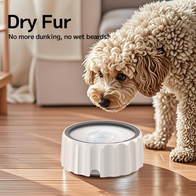 Famigreta gamelle chien disque flottant pour reduire les eclaboussures.