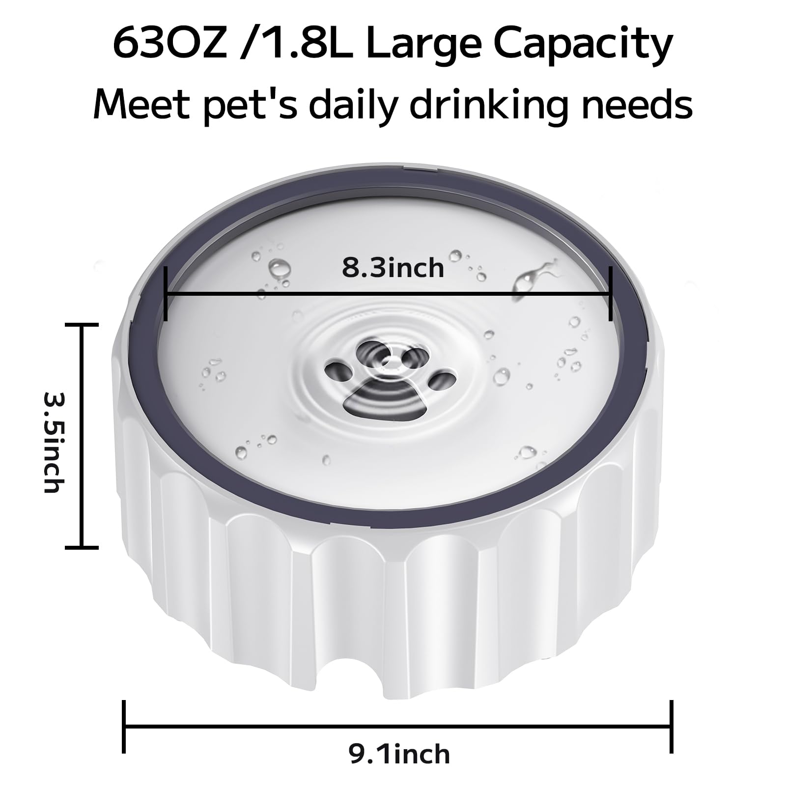 Famigreta gamelle eau chien usage maison et plein air pratique.