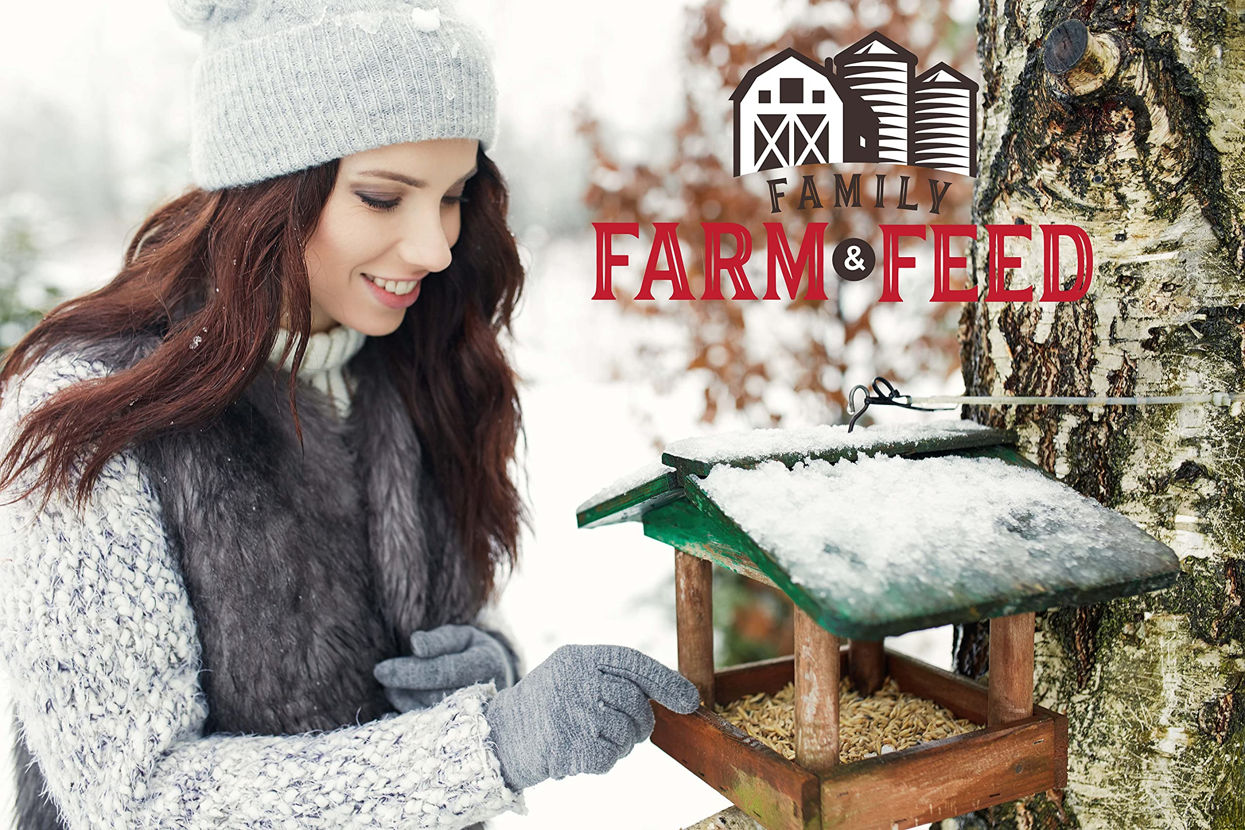 FAMILY FARM AND FEED Graines tournesol noir – source d'énergie naturelle pour tous les oiseaux.