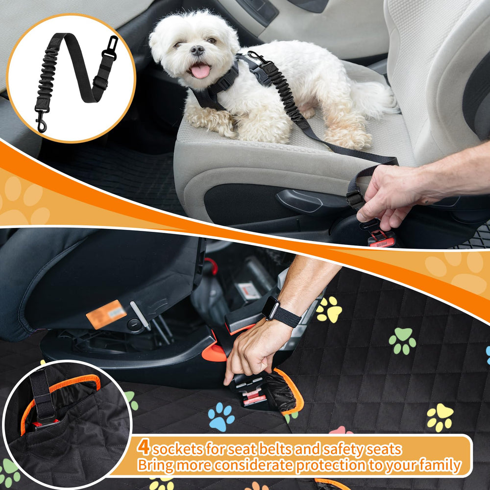 Famstar-ceinture-elastique-dog assure une sécurité lors des freinages et des virages.