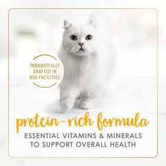Fancy Feast assiette chat poulet et boeuf sauce savoureuse, repas quotidien pratique.