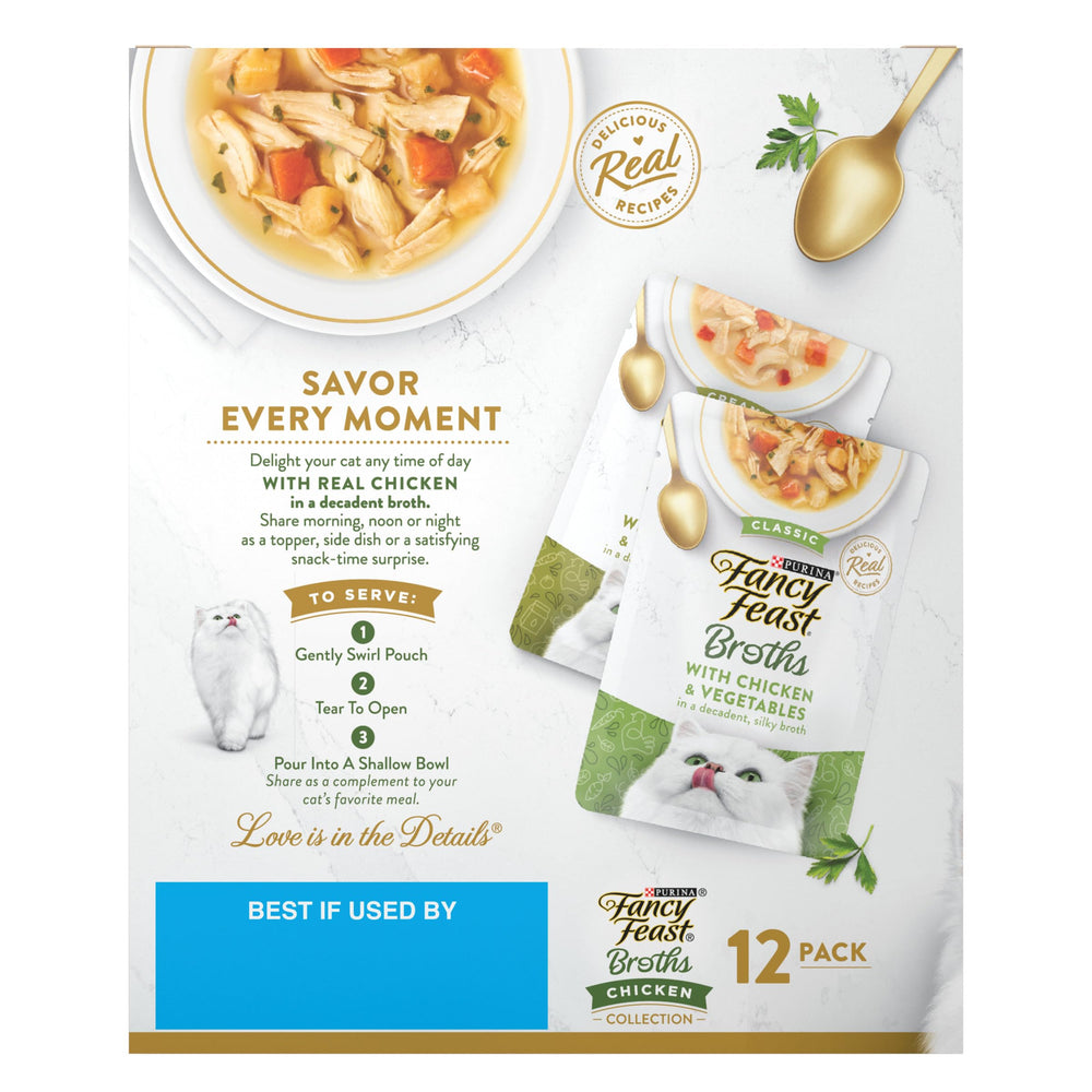 Complément savoureux à associer à une alimentation équilibrée Fancy Feast.