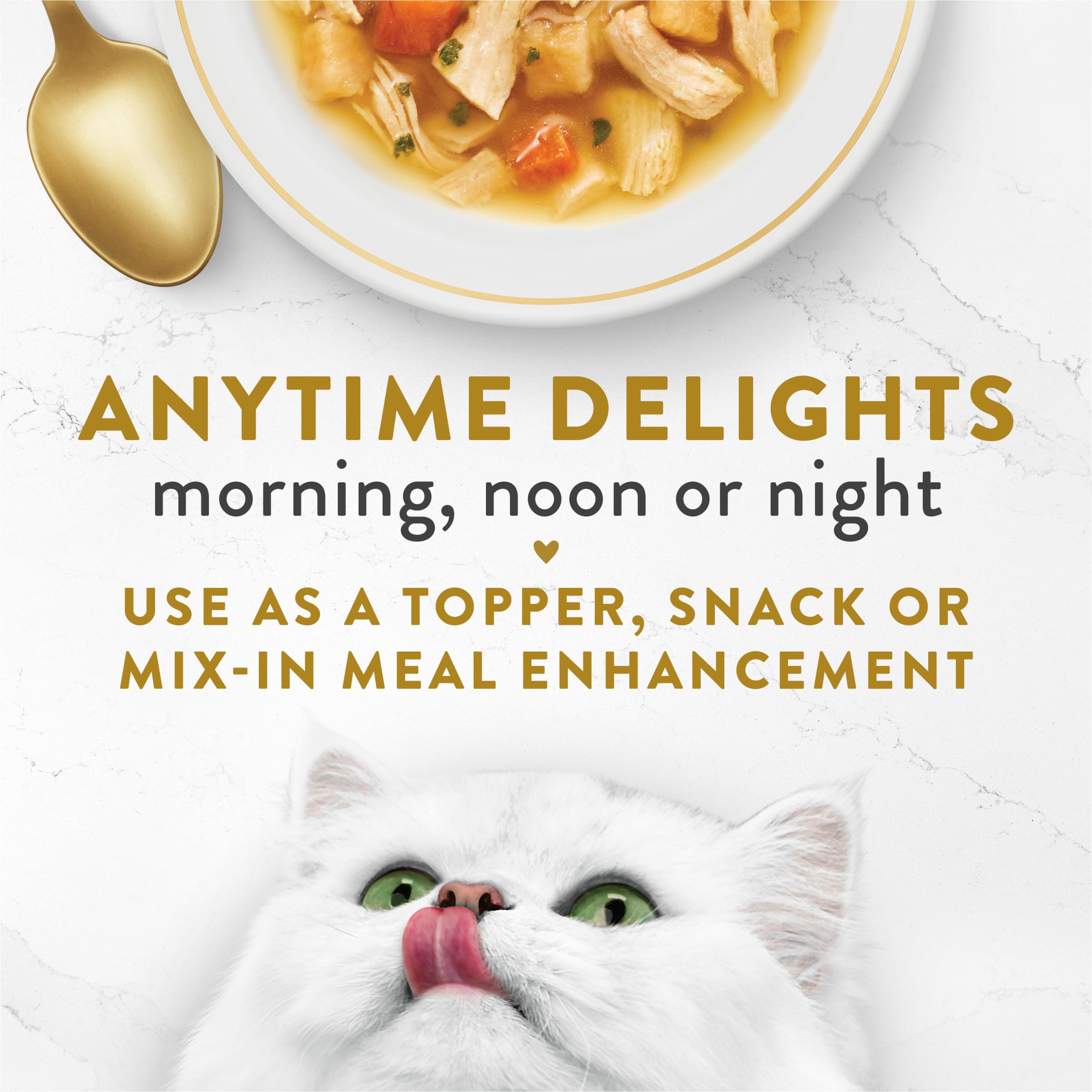 Fancy Feast Broths Classic améliore l hydratation lors des repas.