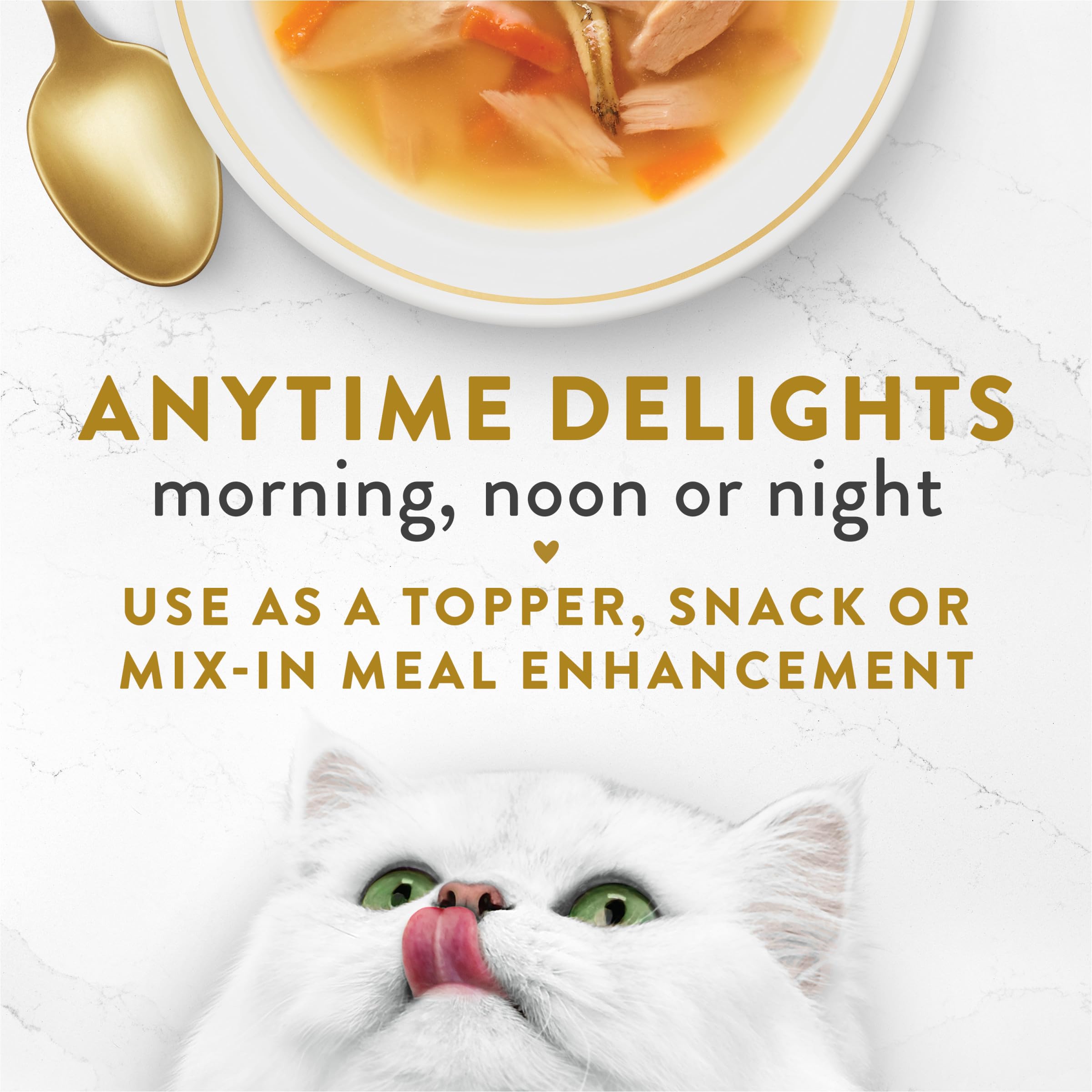 Fancy Feast Broths Hydratation quotidienne: complément hydratant pour les repas.