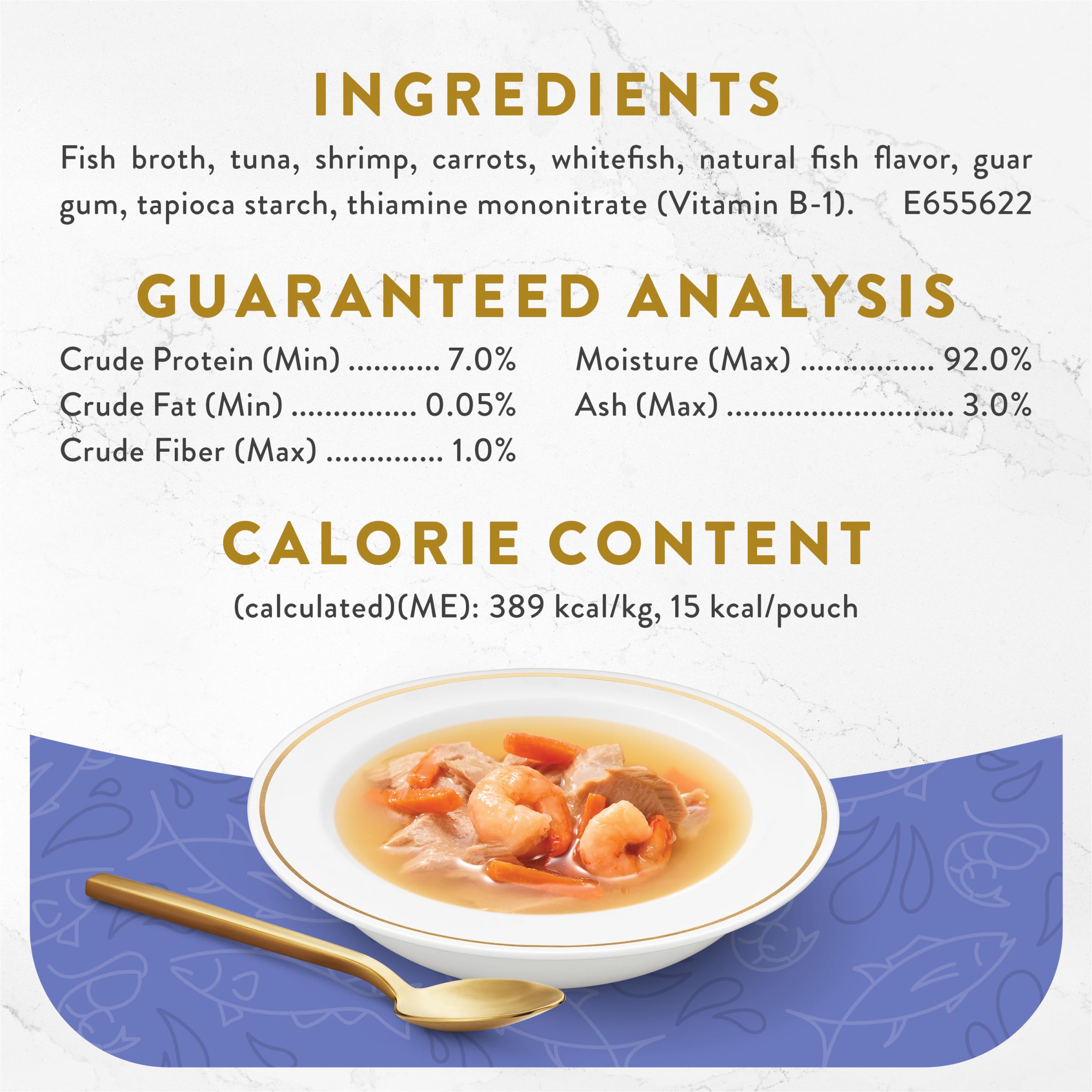 Fancy Feast Broths thon-crevettes-lieu-blanc bouillon: bouillon savoureux pour chat adulte