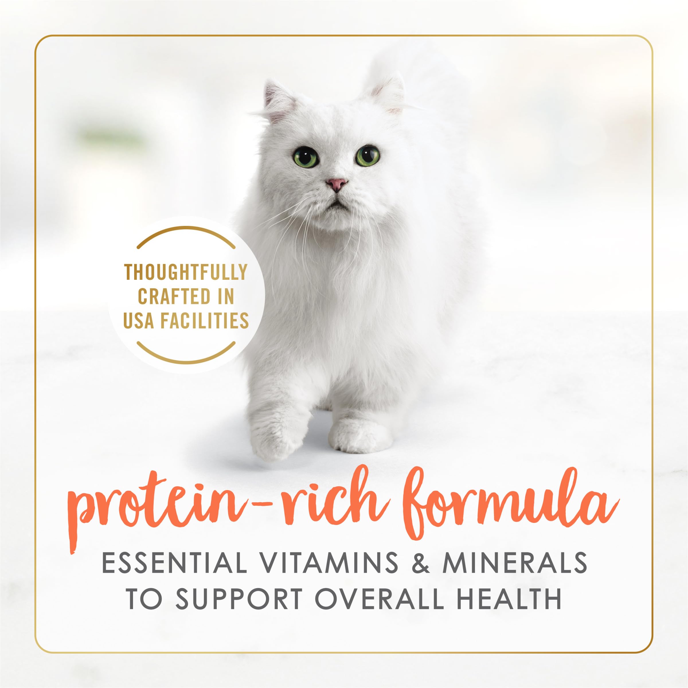 Ingrédients réels de haute qualité — Fancy Feast pour chat adulte.