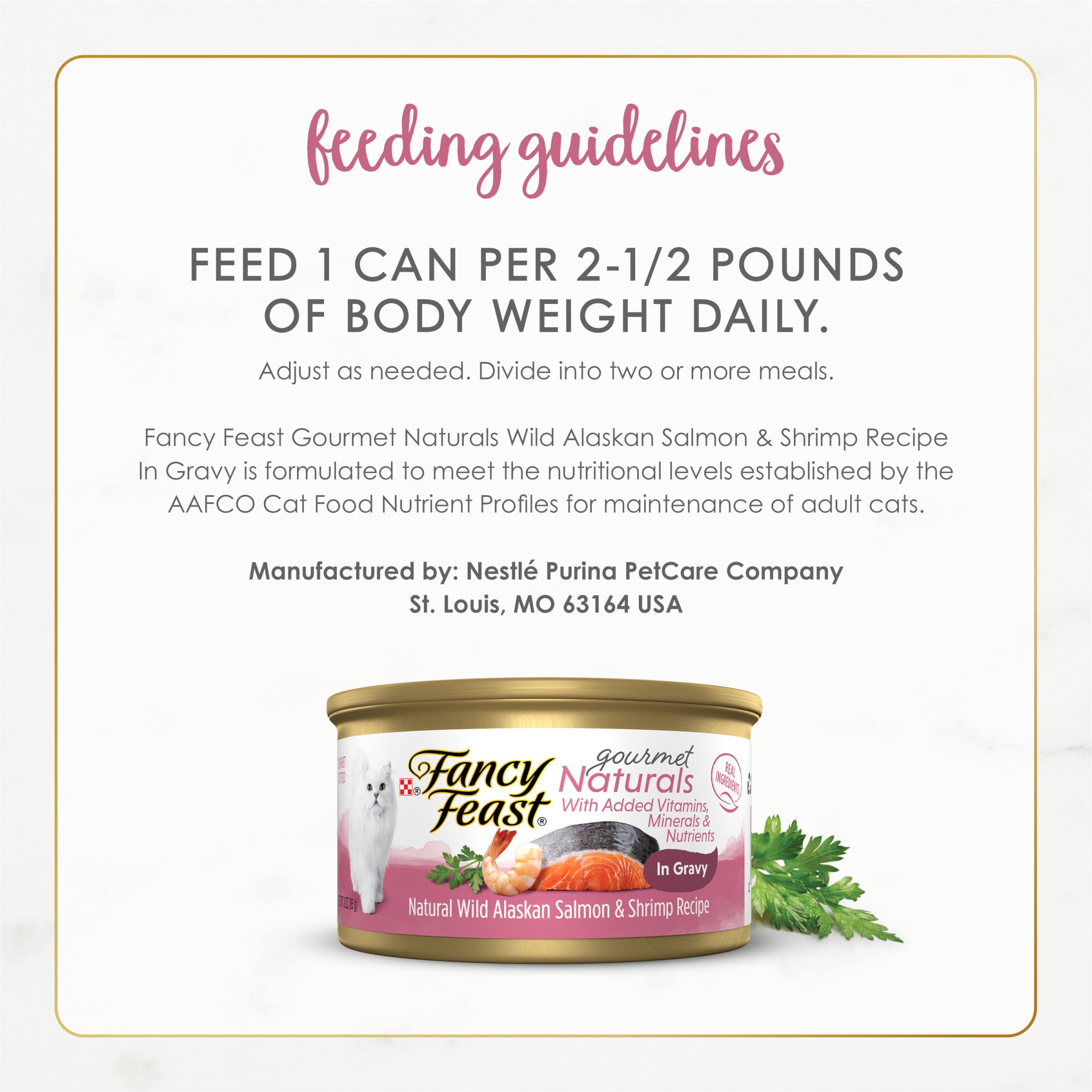 Fancy Feast chat heureux dégustant son repas facile à manger