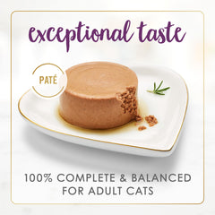 Fancy Feast chat-senior-mange-avec-appetit : repas apprécié par un chat âgé.