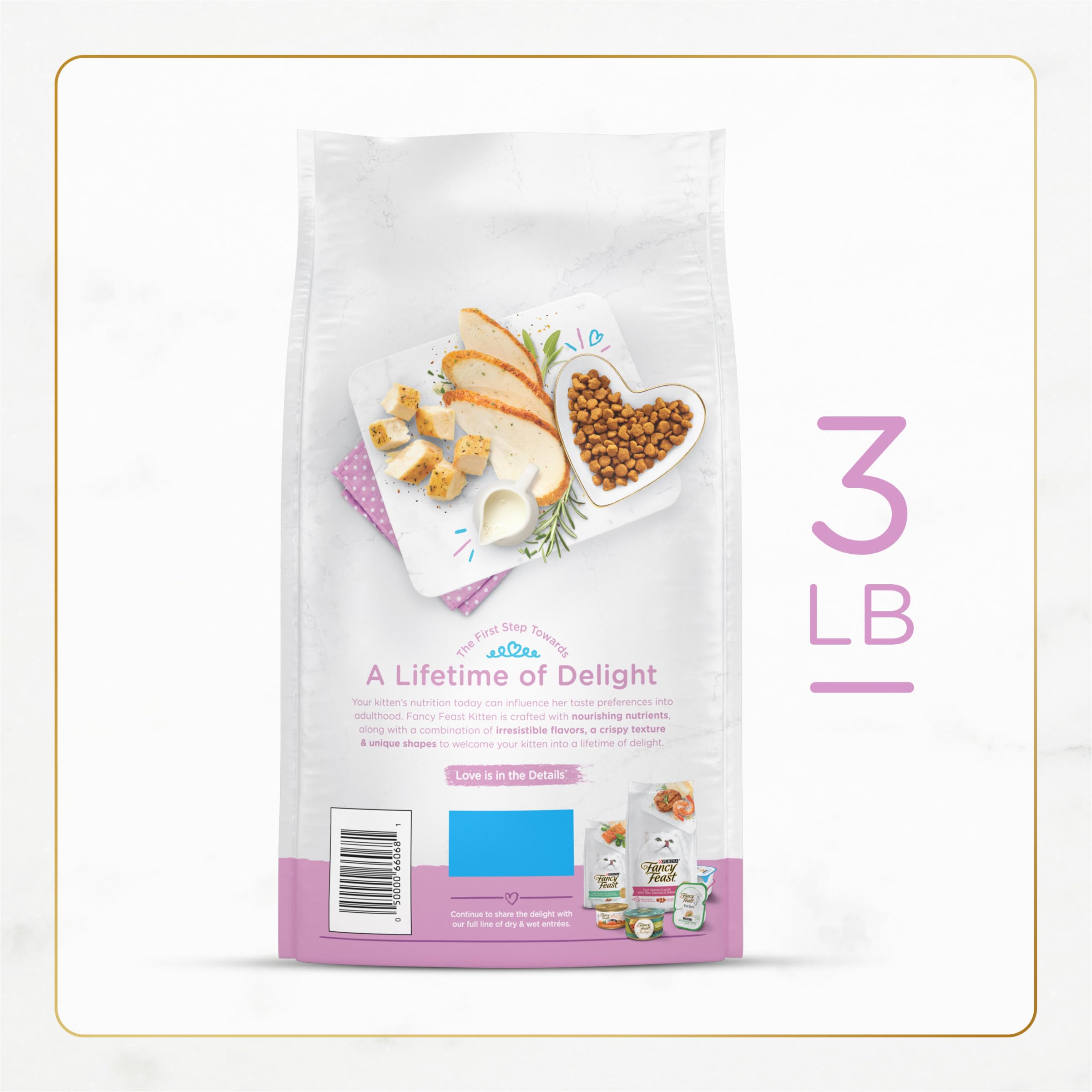 Fancy Feast chaton formes uniques : repas ludiques