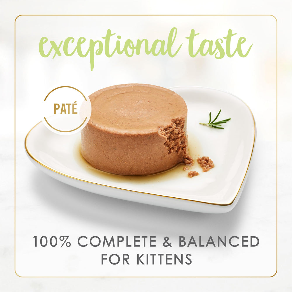 Fancy Feast chaton pâté dindon riche en goût, texture veloutée.