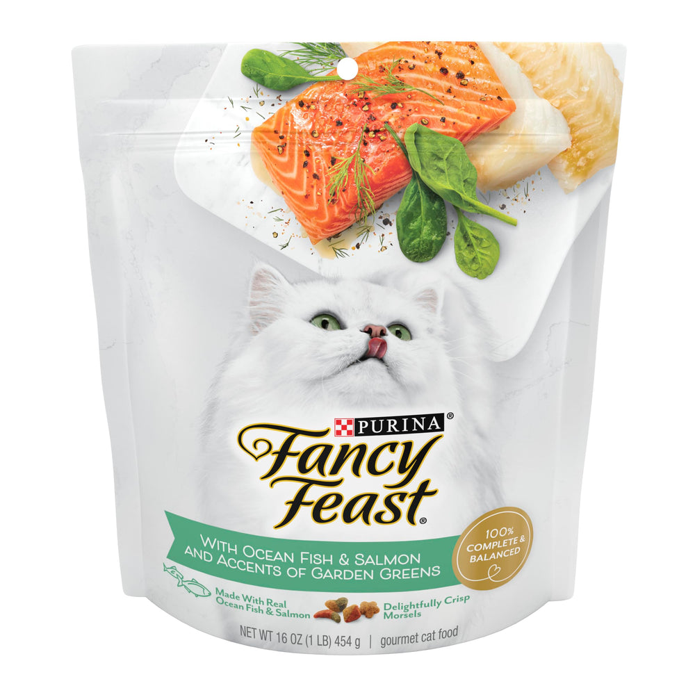 Fancy Feast croquettes chat-croustillantes : texture croustillante pour le plaisir de mâcher.
