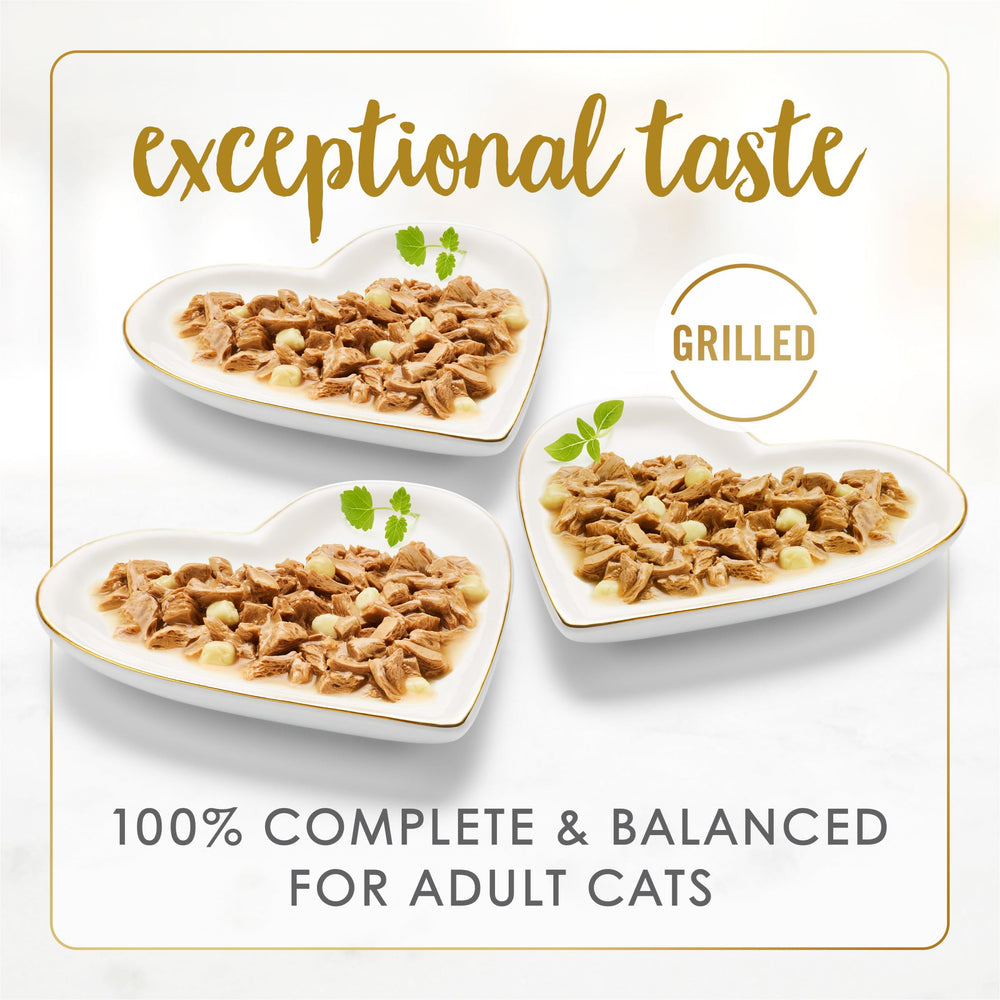 Fancy Feast Délices poisson blanc cheddar en sauce : goût marin pour chat curieux