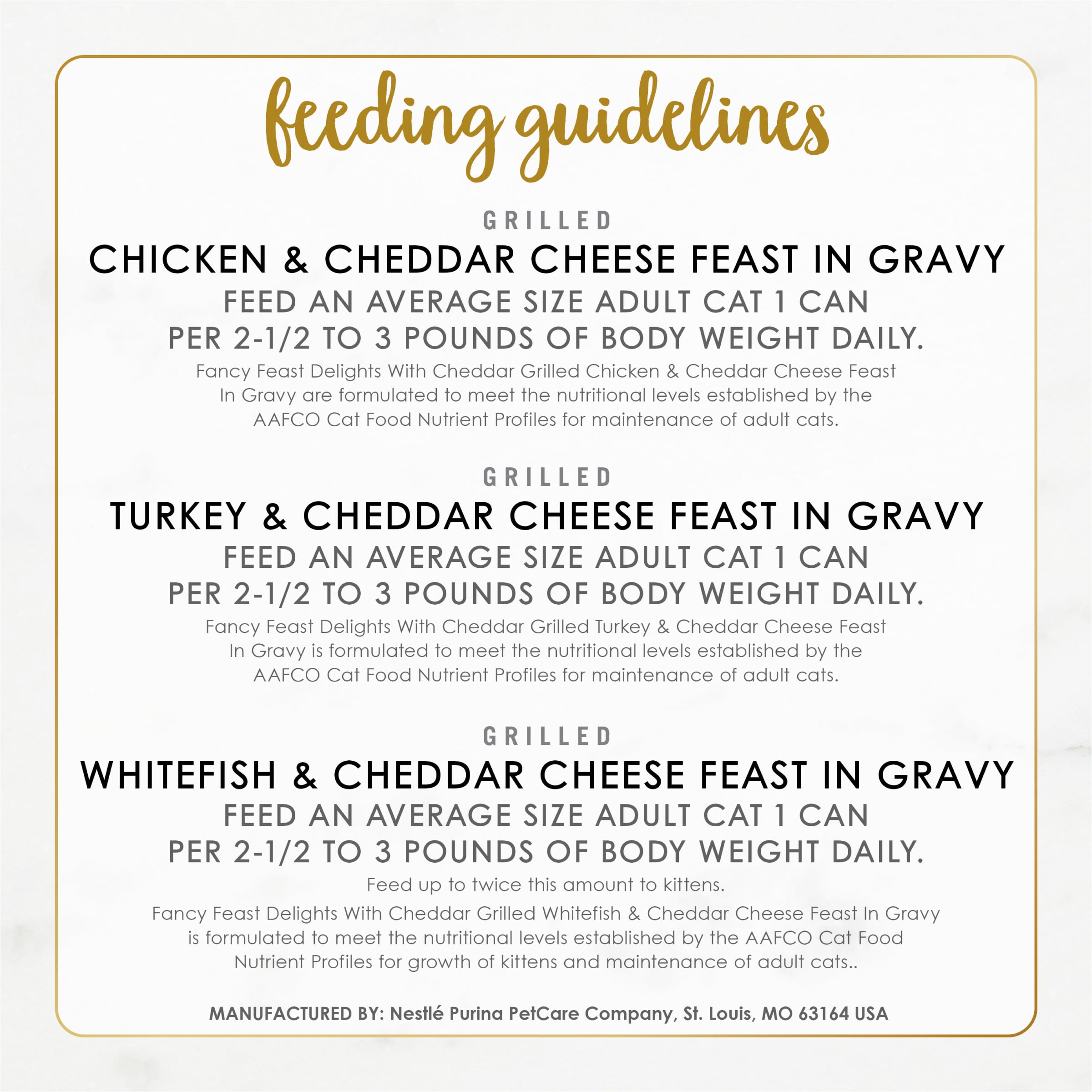 Fancy Feast Délices variete en sauce : trio poulet, dinde et poisson pour chat