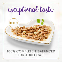 Dinde grillée et cheddar dans une sauce gravy parfumée, arôme appétissant.