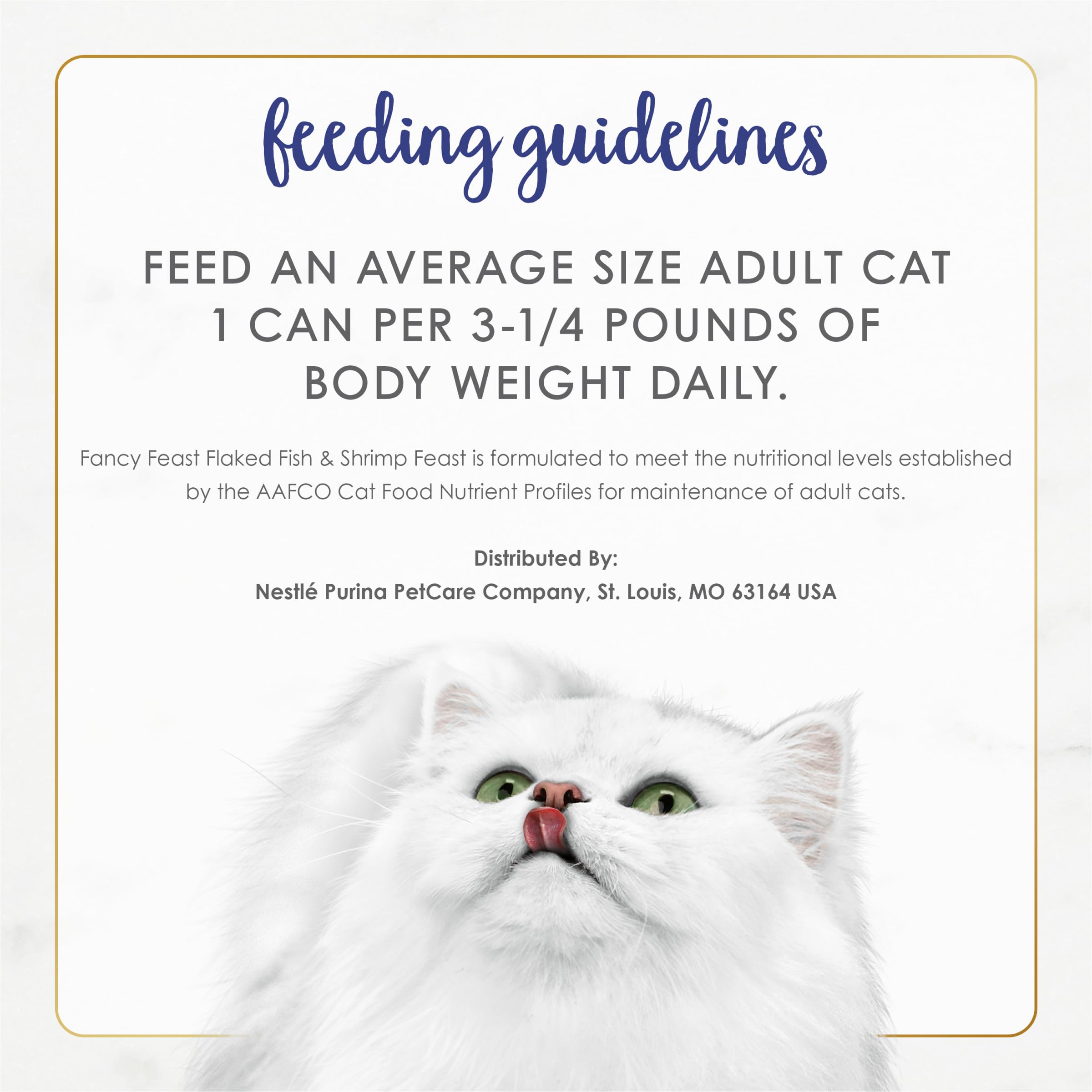 Variétés variées pour varier les repas avec Fancy Feast.