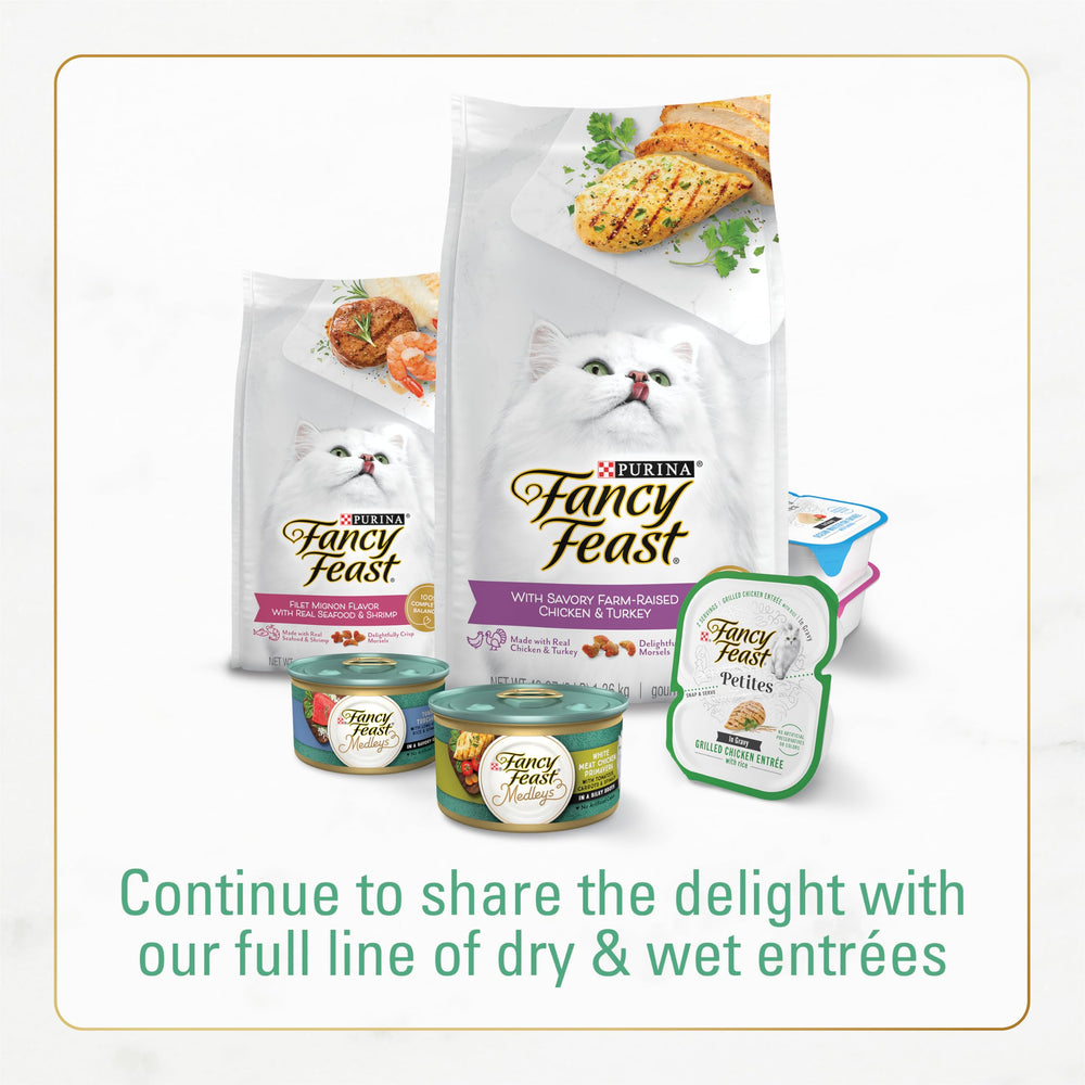 Fancy Feast emballage-durable-usines-purina : fabrication durable dans les installations Purina.