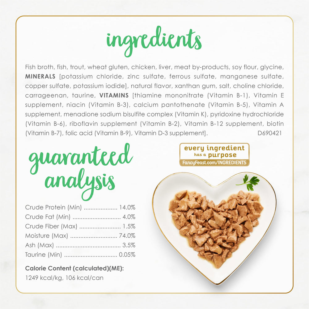 Fancy Feast equilibr-complet : alimentation équilibrée et adaptée au quotidien.