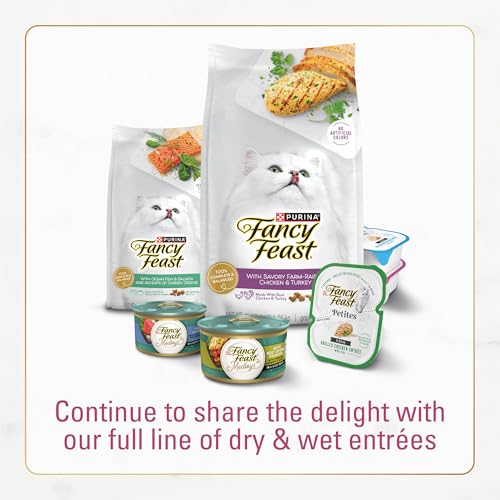 Portion pratique pour un service quotidien de Fancy Feast.