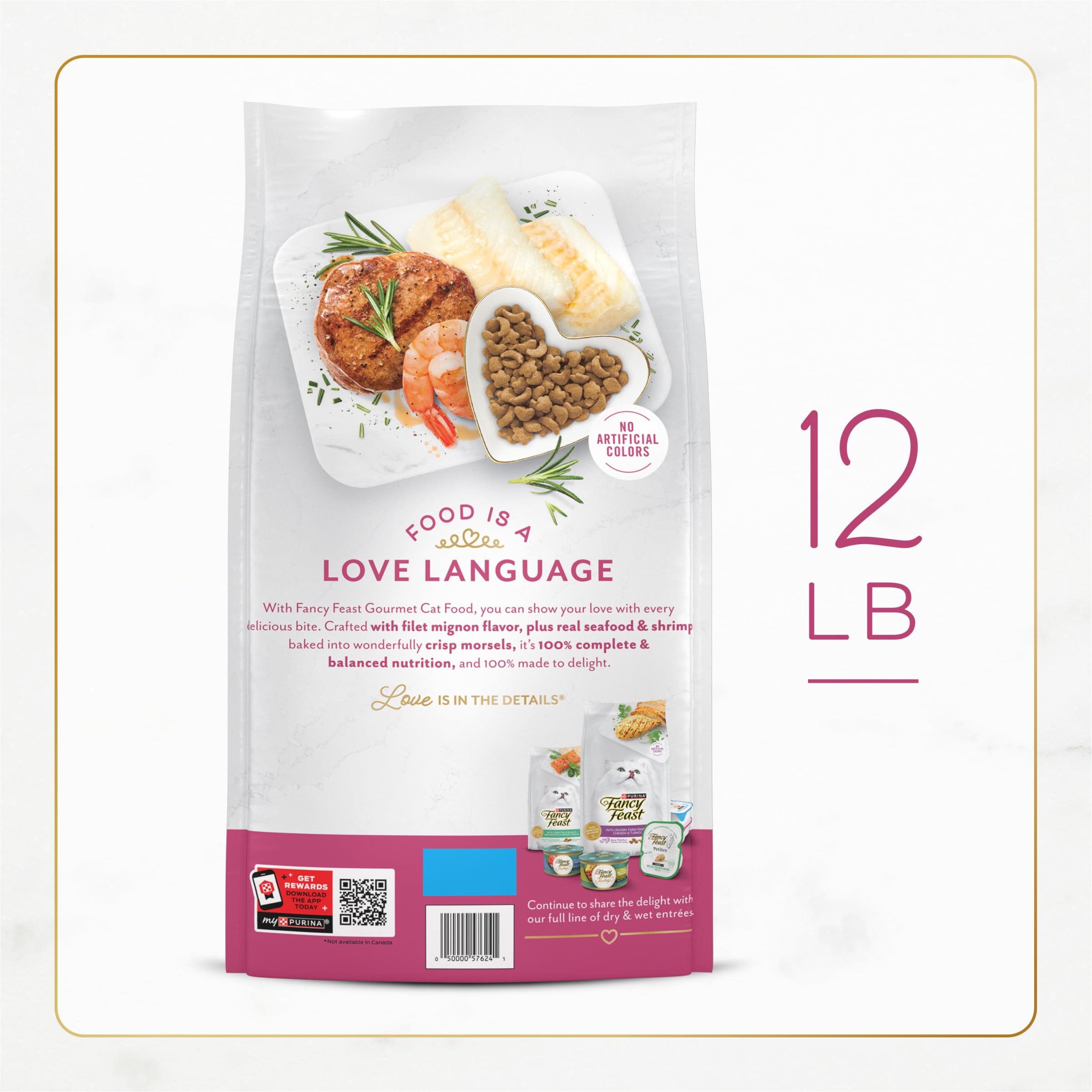 Ingrédients de qualité Fancy Feast Filet Mignon Seche pour une alimentation complète