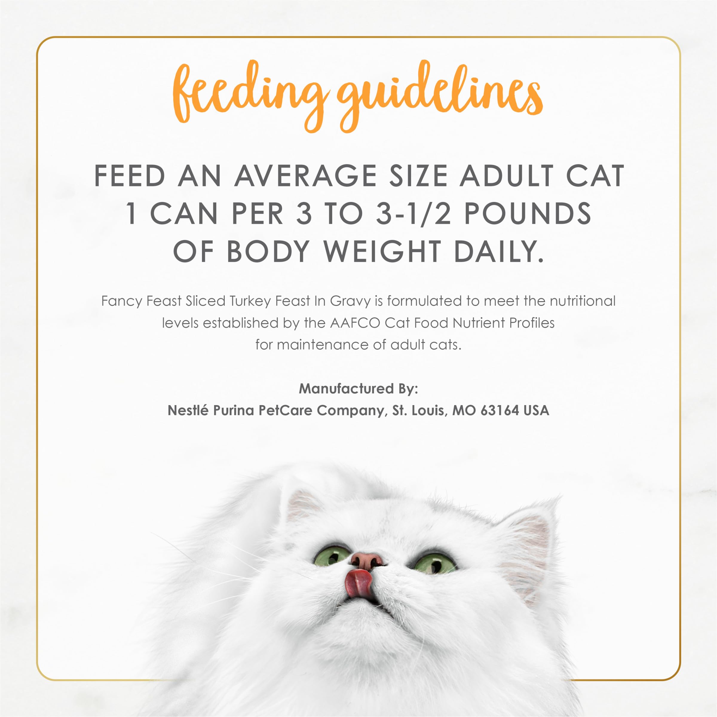 Fancy Feast format-pratique-chat-dinde, options faciles à servir.