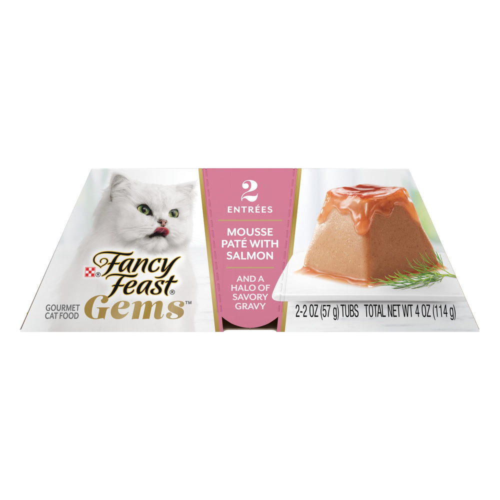 Fancy Feast Gems Service rapide et propre grâce aux portions individuelles.