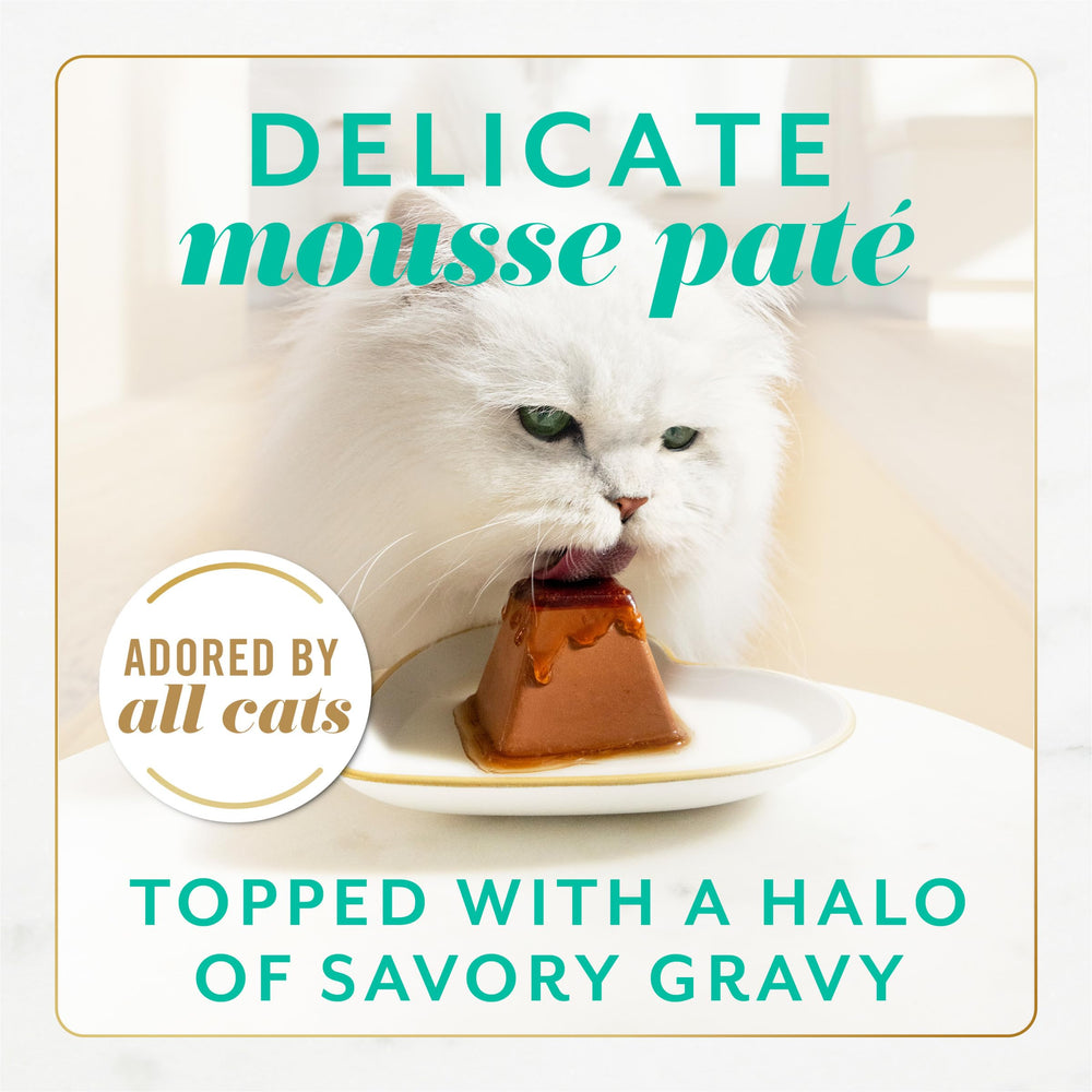Fancy Feast Gems Mousse en portions individuelles faciles à servir pour les repas quotidiens.