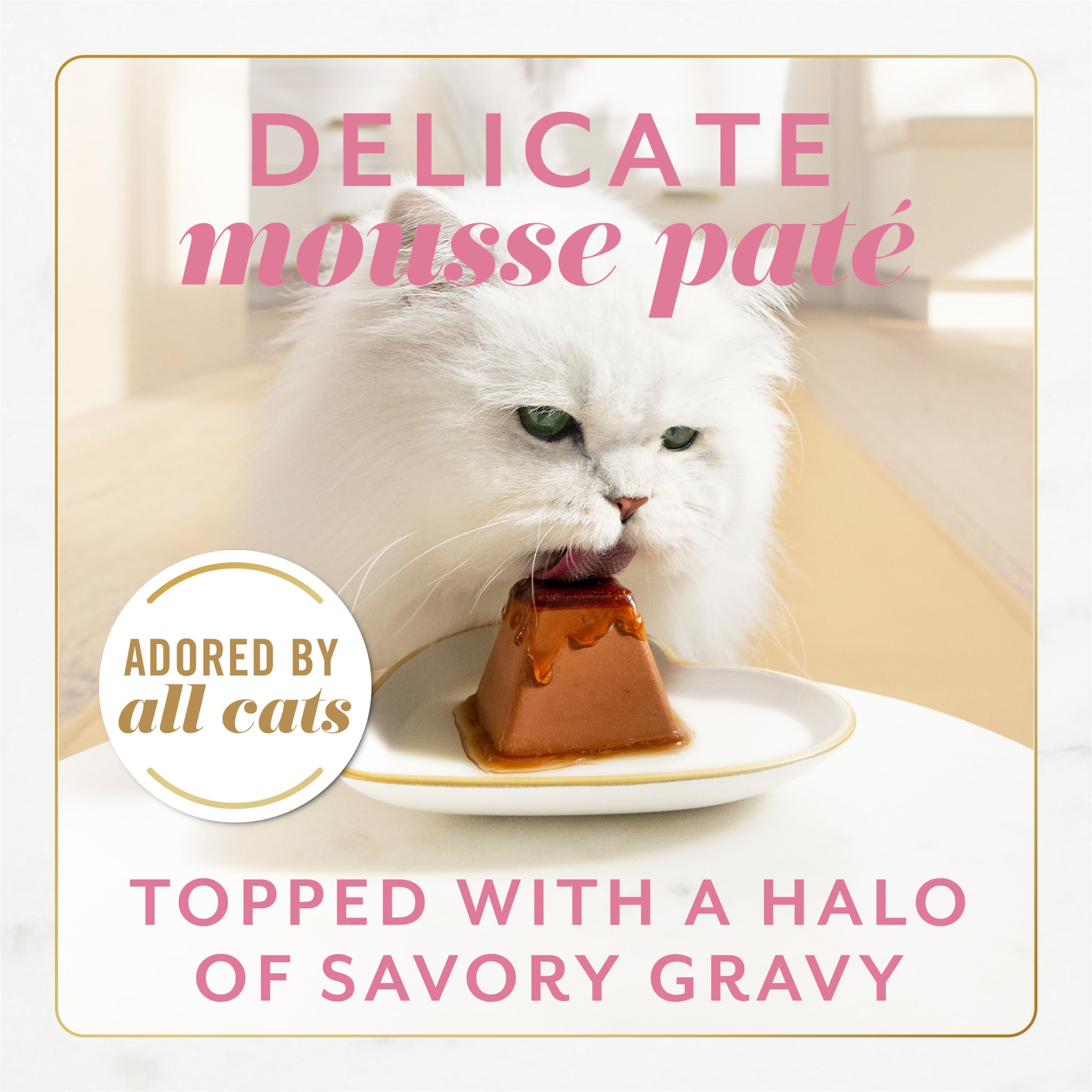 Fancy Feast Gems Pâte Saumon, portion individuelle facile à doser.