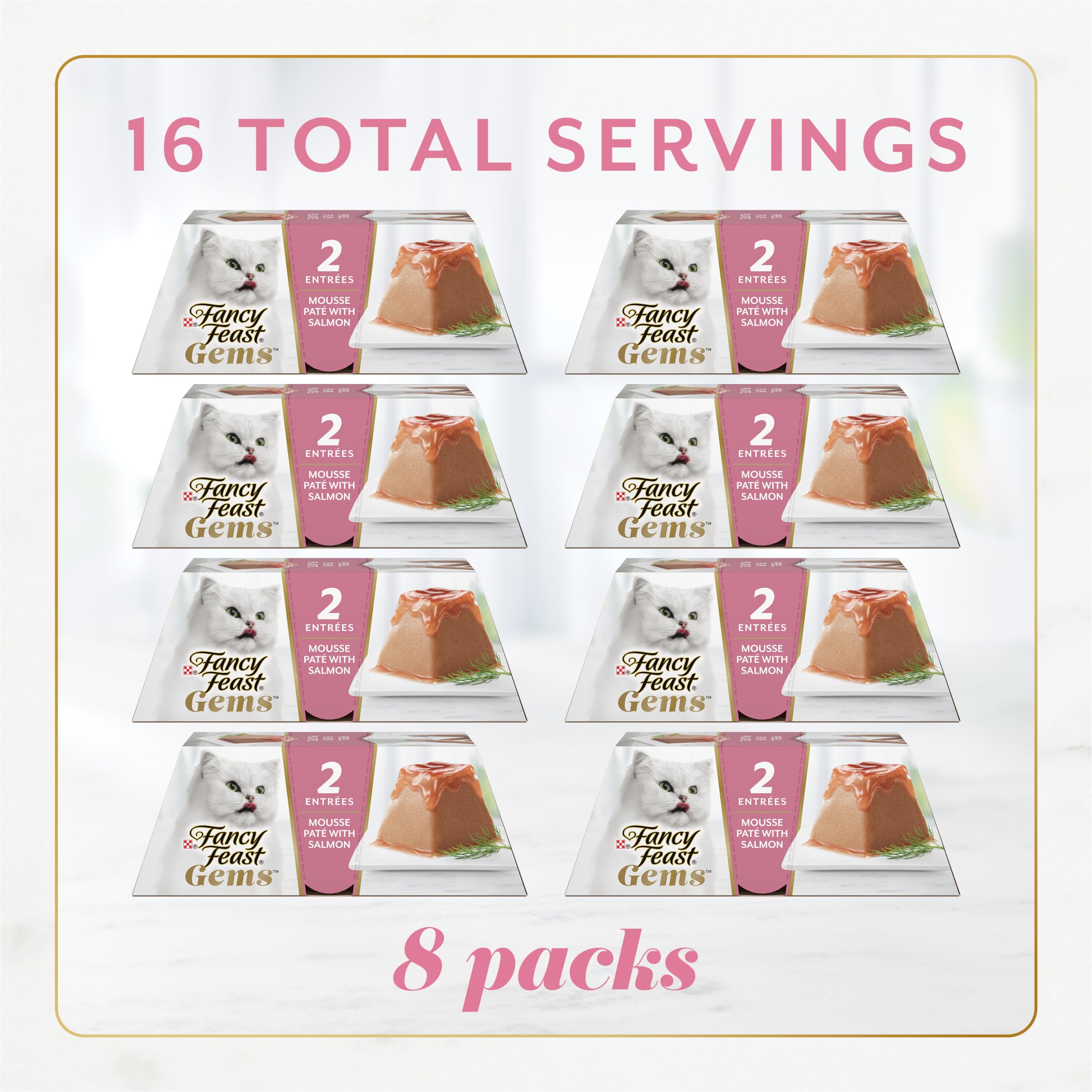 Fancy Feast Gems Pyramide design gourmand pour une expérience de repas.