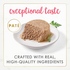 Fancy Feast chaton pâté saumon Alaska, nutrition complète pour croissance optimale.