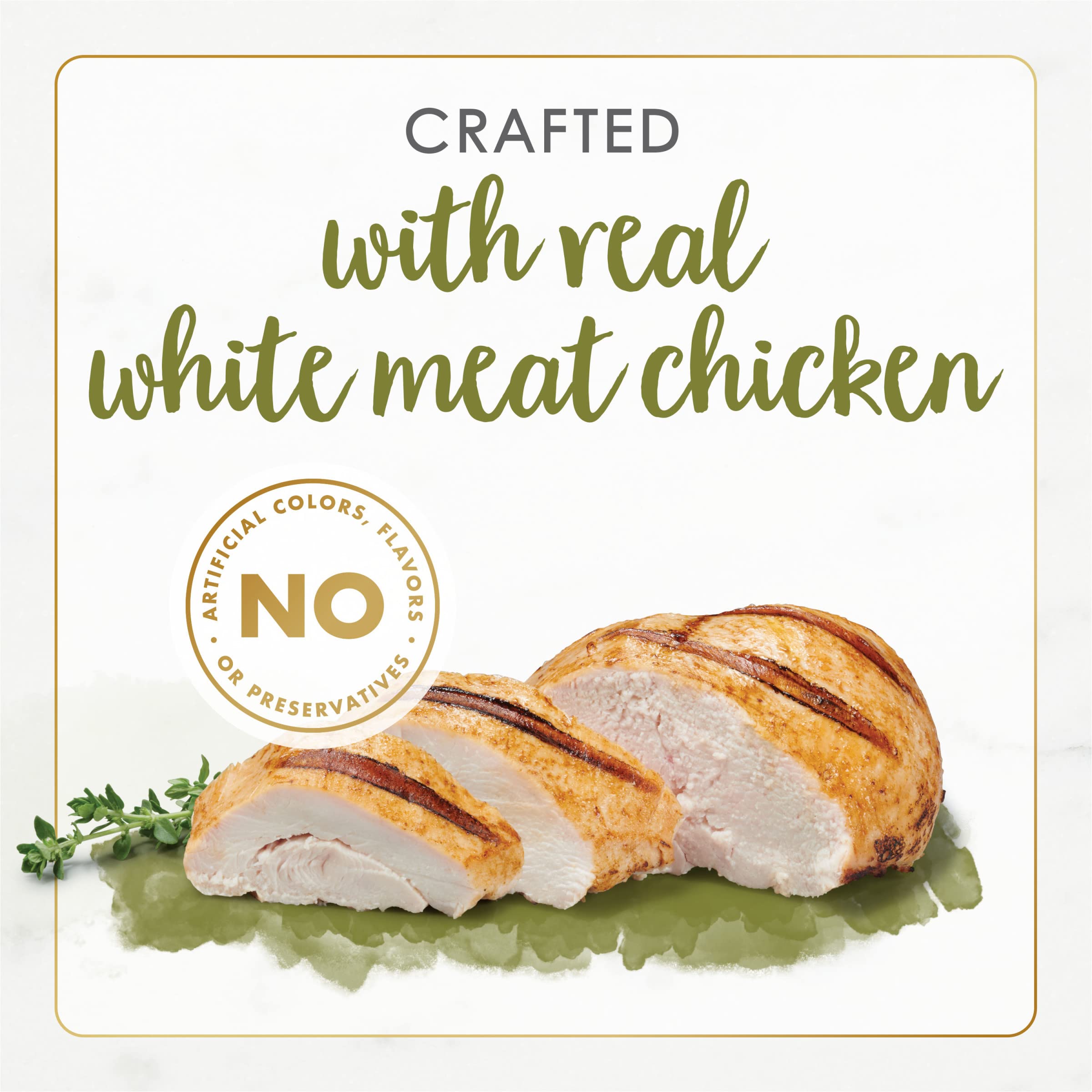 Fancy Feast Gourmet Naturals: étiquette sans additifs, alimentation plus naturelle.