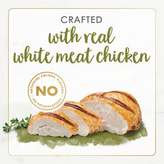 Fancy Feast Gourmet Naturals: étiquette sans additifs, alimentation plus naturelle.