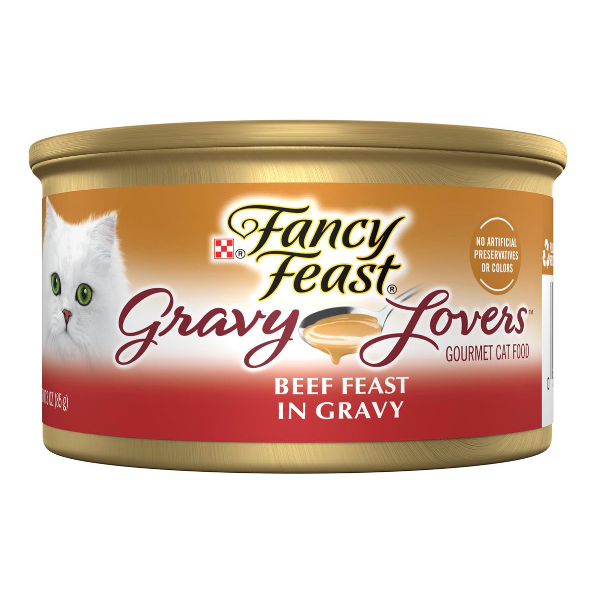 Purina Fancy Feast Gravy Lovers – morceaux de bœuf dans la sauce, appétit stimulé