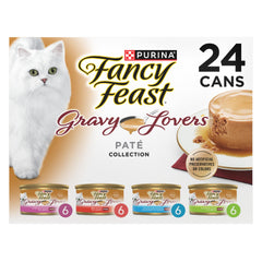 Fancy Feast Gravy Lovers – boîte pâté bœuf en sauce, repas gourmet pour chat adulte