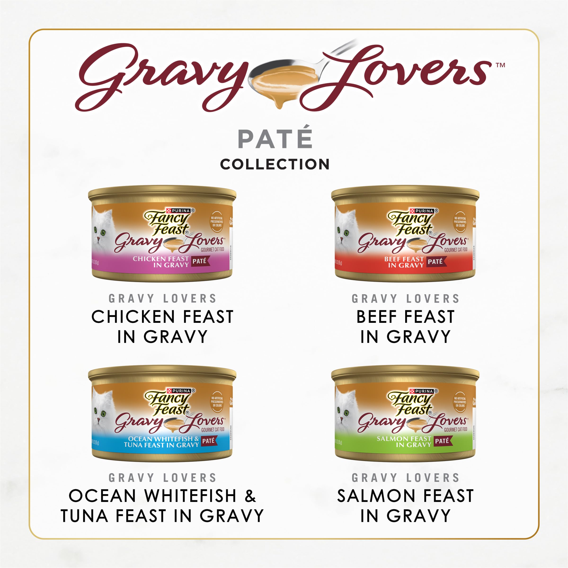 Fancy Feast Gravy Lovers – pâté poulet en sauce, saveur attrayante pour chat adulte