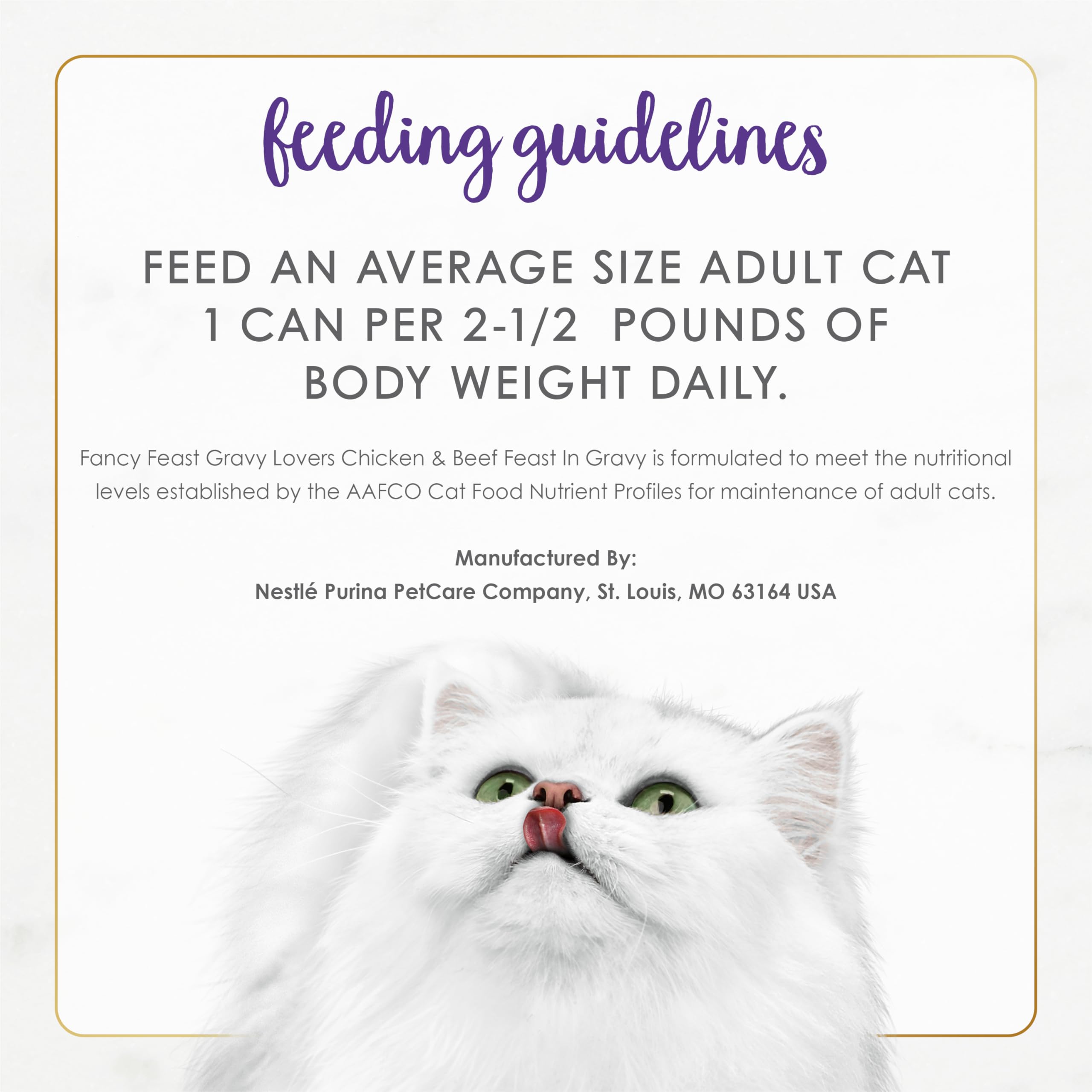 Fancy Feast Gravy Lovers : sans colorants artificiels, sécurité alimentaire assurée.