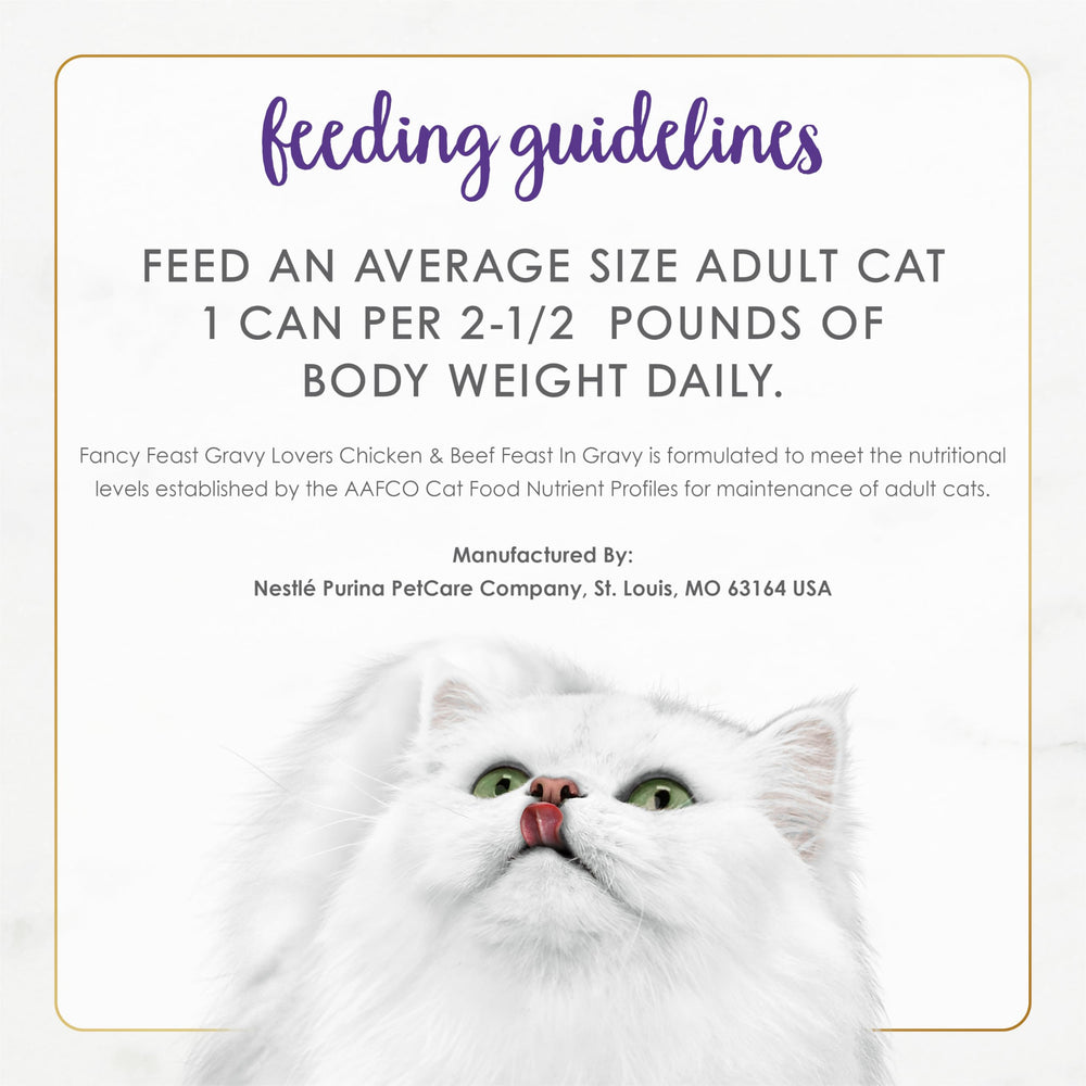 Fancy Feast Gravy Lovers : sans colorants artificiels, sécurité alimentaire assurée.