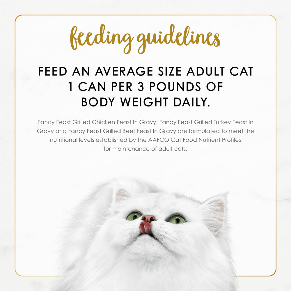 Fancy Feast Grilled: nutriments essentiels dans chaque portion.