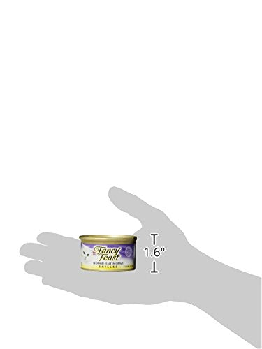 Chat qui mange Fancy Feast Grillé Fruits de Mer 3oz