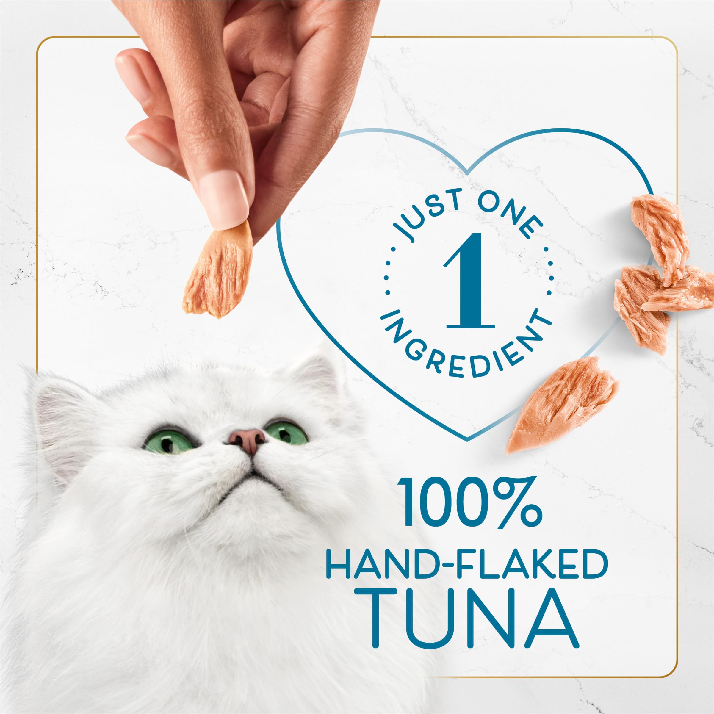 Fancy Feast ingrédient unique, thon réel sans additifs.