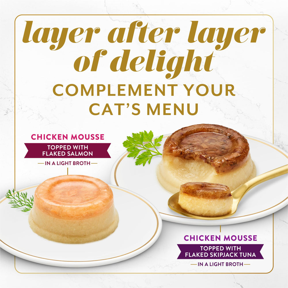 Topper de repas Fancy Feast Layered Delights pour ajouter de l’humidité.
