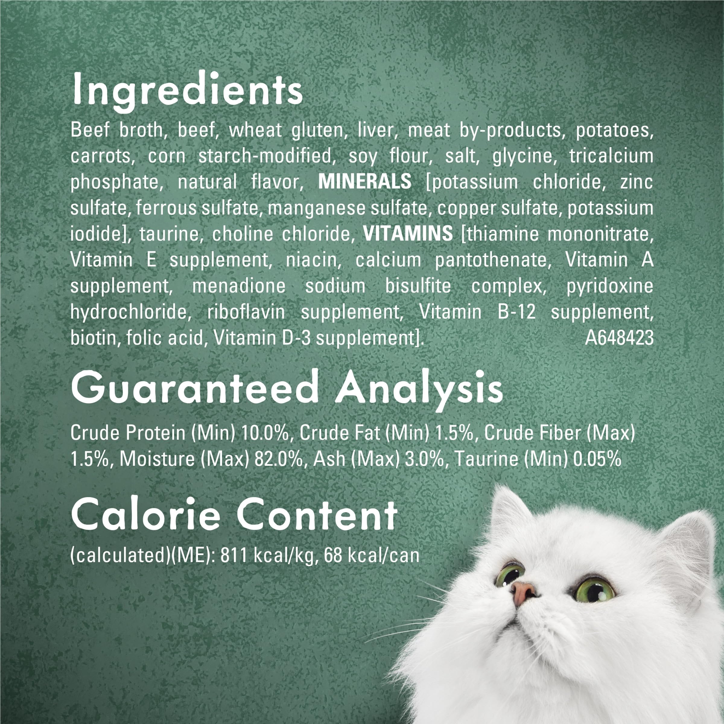 Ingrédients de qualité dans Fancy Feast Medleys Boeuf Carne Asada pour nutrition équilibrée.