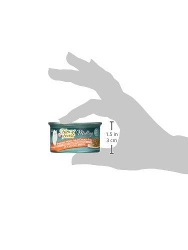 Fancy Feast Medleys: épinards et poulet dans bouillon savoureux, variété et saveur pour les repas.