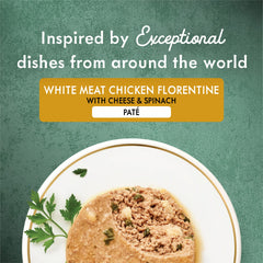 Fancy Feast Medleys fromage et légumes du jardin — saveurs riches et équilibrées.