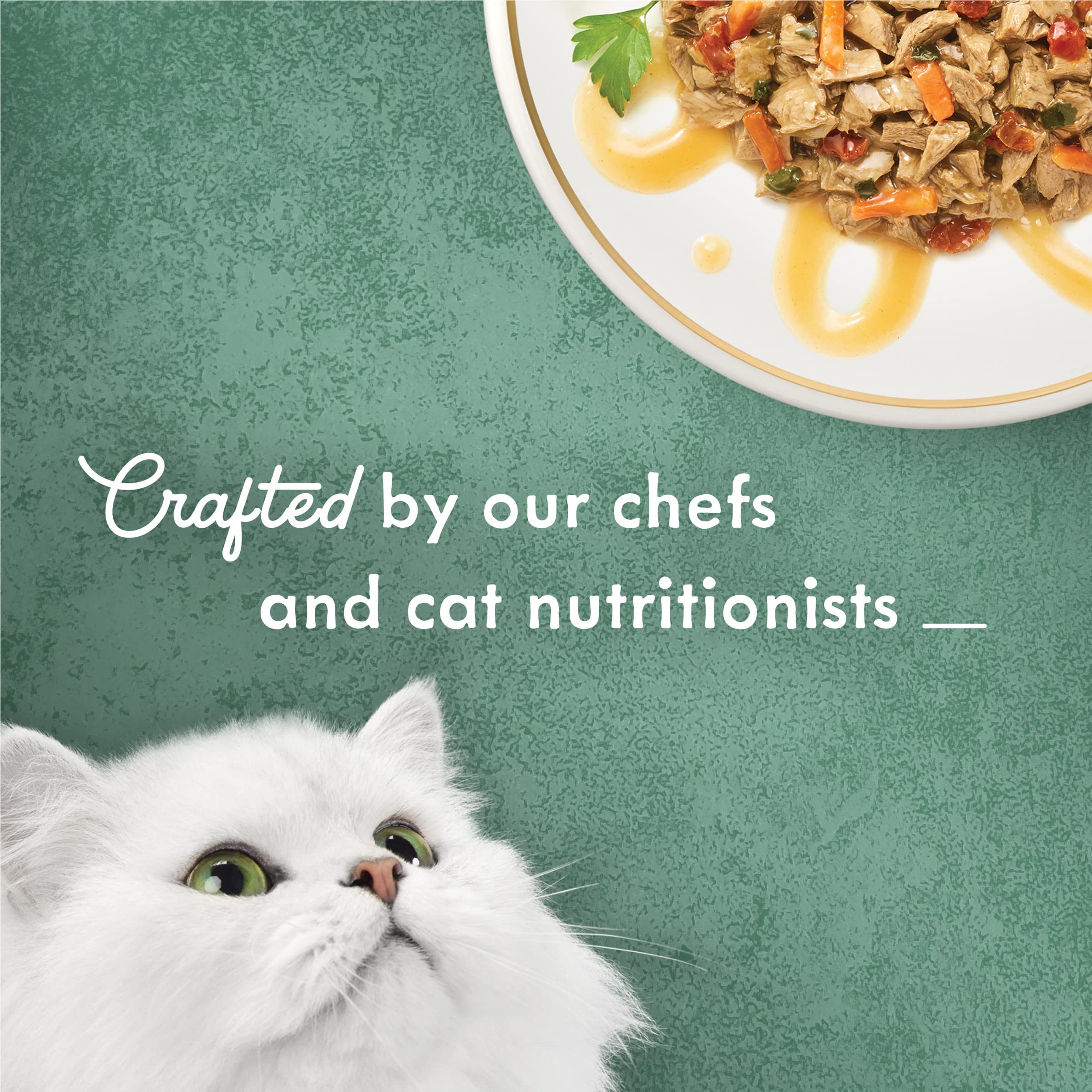 Fancy Feast Medleys Primavera: légumes et poulet dans une combinaison nutritive